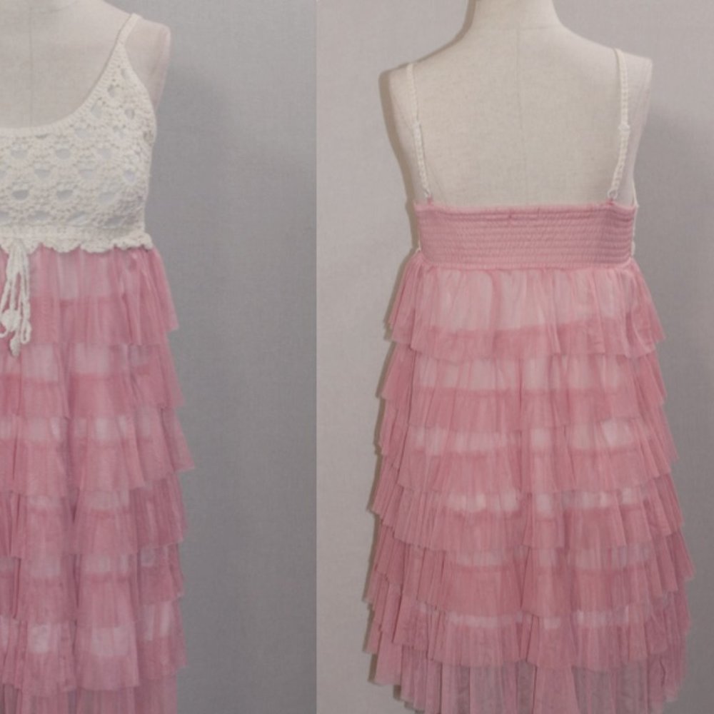 Pink Ruffle Dress - Picture 11 of 12